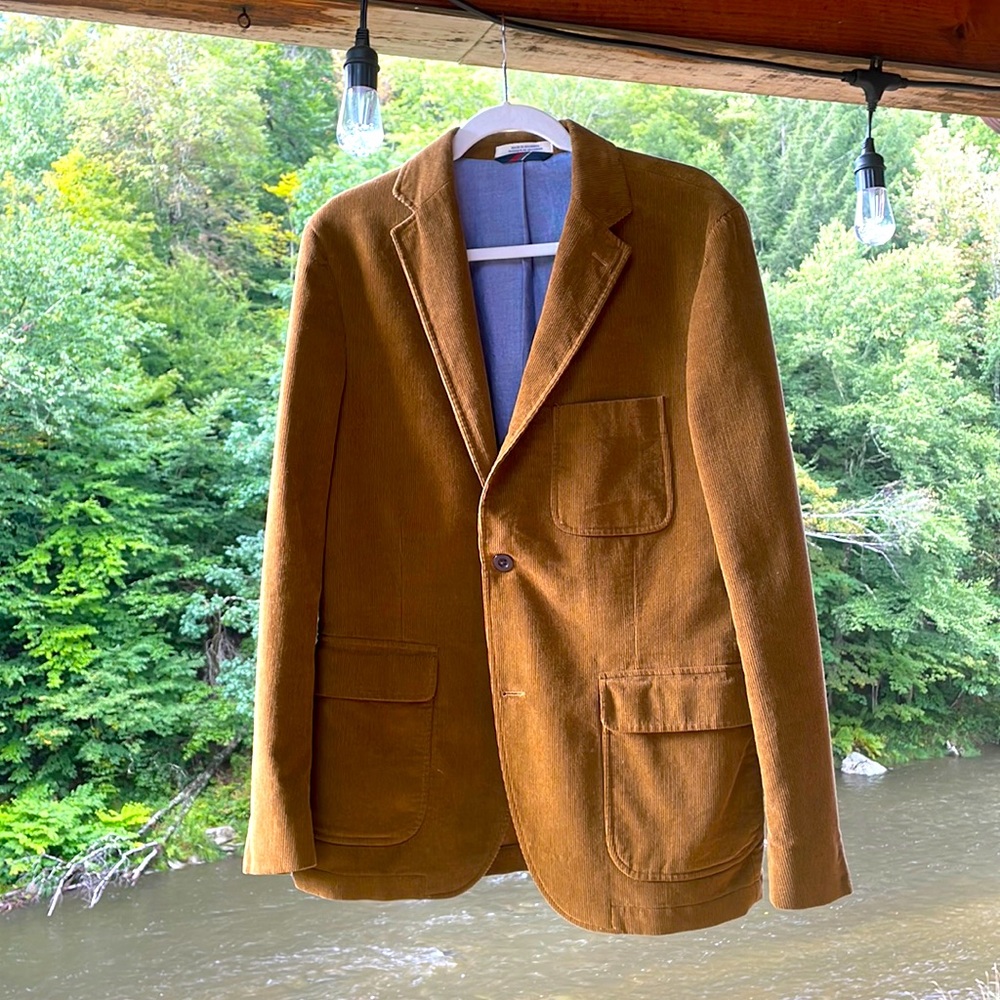 Brown corduroy sport coat